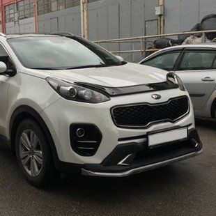 Дефлектор капота (мухобійка) Kia Sportage 2016+ (TAN24) 00-00010490 фото