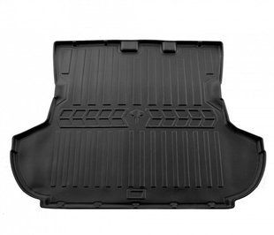 Килимок в багажник для Mitsubishi Outlander XL 07-/C-Crosser 07-/Peugeot 4007 07- без сабвуфера з бортиками 30 мм (Stingray) 6013081 фото