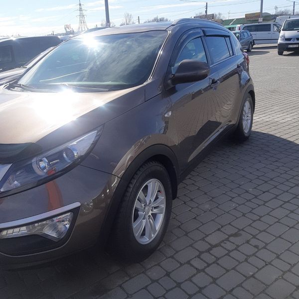 Дефлектори вікон (вітровики) Kia Sportage III 2010-2015 (HIC) 00-00003537 фото