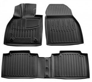 3D килимки для Toyota bZ4X (EA10) (2023-...) з бортиками 30 мм (Stingray) 5022334 фото