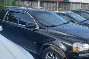 Вітровики з хромованим молдингом Niken Luxury (4 шт) &mdash; Volvo XC90 2002-2014 рр. bvlxc90323-w/s фото