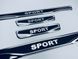 Накладки на пороги Універсальні Sport 4шт (Y-1 хром-карбон) (TAN24) 00-00014099 фото 3
