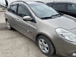 Дефлектори вікон (вітровики) Renault Clio III 5D / Grandtour 2005-> (+ОТ) (Heko) 27155 фото