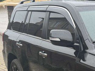 Вітровики з хромованим молдингом Niken Luxury (6 шт) &mdash; Toyota Land Cruiser 200 2007-2021 рр. btyld0823-w/s-6ps фото