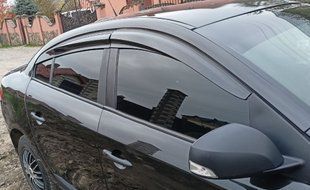 Вітровики (4 шт., Sunplex Sport) &mdash; Renault Fluence 2009-2016 рр. sp-s-21 фото