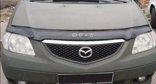 Дефлектор капота (мухобійка) Mazda MPV 2002&ndash;2006 00-00000286 фото