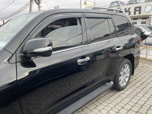 Дефлектори вікон (вітровики) Toyota LC 200/ LX 570 2008+ (HIC) 00-00003937 фото