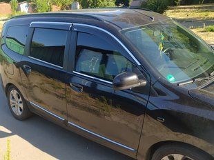 Вітровики з хромованим молдингом (4 шт, Niken) &mdash; Dacia Lodgy 2012-2022 рр. 047dc030201 фото