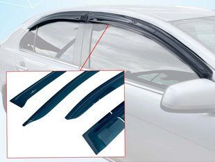 Дефлектори вікон (вітровики) Skoda Superb III 2015+ Wagon (HIC) 00-00009064 фото