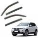 Дефлектори вікон (вітровики) BMW X3 2011-2017 нерж. з хром полоскою (HAWK) 31269 фото 6