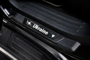Накладки на пороги Honda eNP1 (Ukraine, 4 шт., нерж) &mdash; Honda eNP1 2022- рр. car9999310006 фото