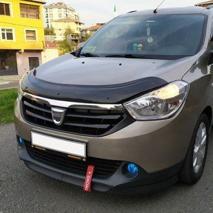 Дефлектор капота (мухобійка) Renault DOKKER/ LODGY 2013 (TAN24) 00-00010473 фото