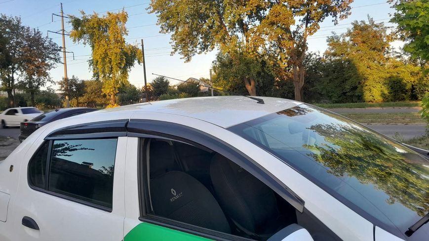 Вітровики (4 шт., Sunplex Sport) &mdash; Dacia Logan II 2013-2022 рр. sp-s-41 фото