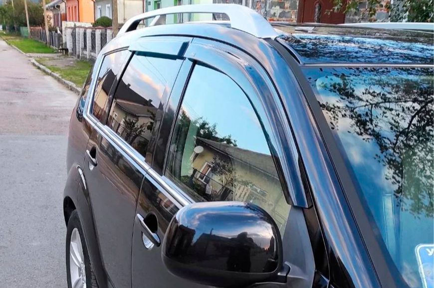 Вітровики (4 шт, HIC) &mdash; Mitsubishi Outlander 2006-2012 рр. m36 фото