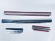 Накладки на пороги Nissan Qashqai 2007-2021 4шт (TAN24) 00-00010608 фото 4