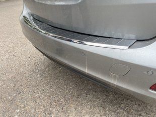 Хром накладки Opel Zafira C 2011-2019 на зад.бамп. "Хром-нерж" (TAN24) 00-00010306 фото